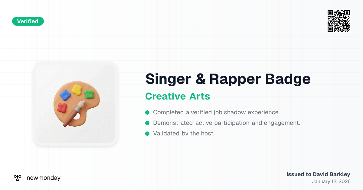 Badge Certificate Example